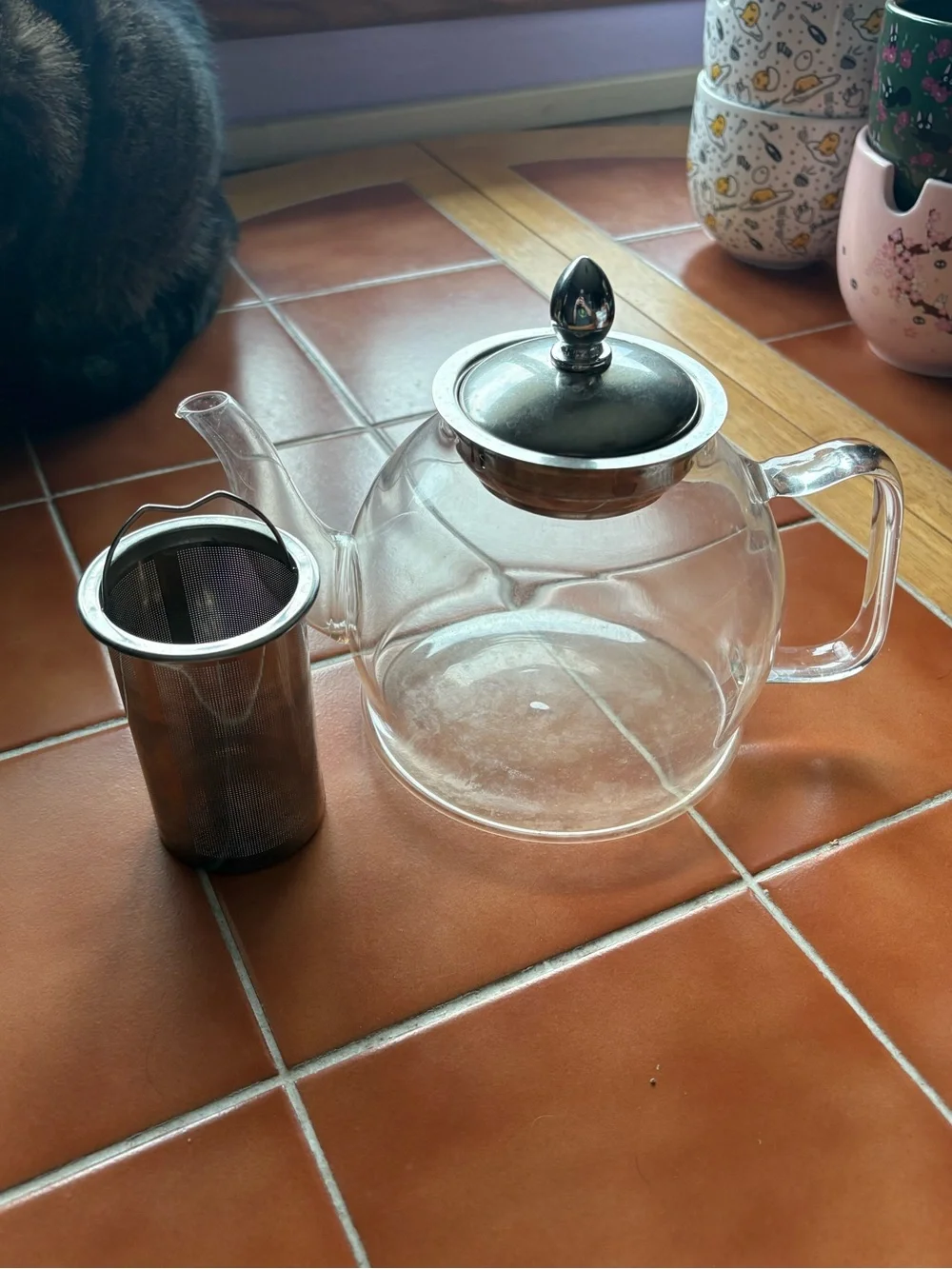 Glass Teapot with removable tea infuser